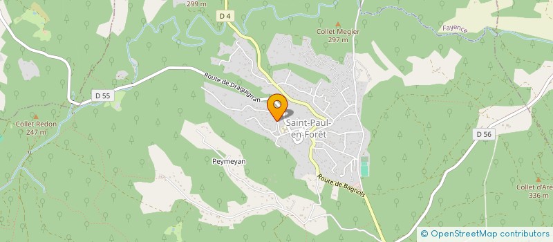 localisation de l'entreprise MONSIEUR KARIM ZITOUNI  SAINT-PAUL-EN-FORET