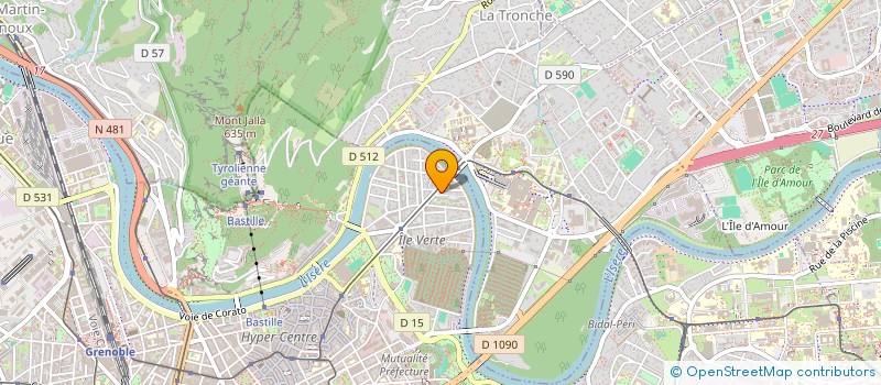 localisation de l'entreprise MONSIEUR KARIM ZOUAOUI  GRENOBLE