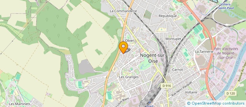 localisation de l'entreprise MONSIEUR KARIM ZOUBIR  NOGENT SUR OISE