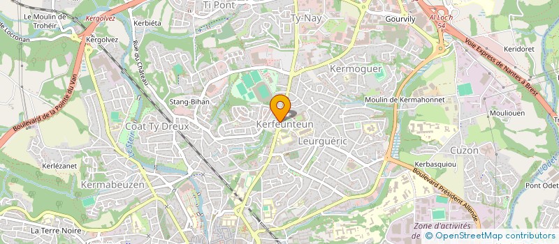 localisation de l'entreprise MONSIEUR KARIM ZOUIN à QUIMPER