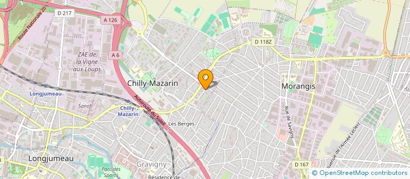 localisation de l'entreprise MONSIEUR KARIM ZOURDANI à CHILLY-MAZARIN