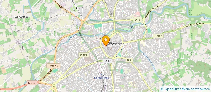 localisation de l'entreprise MONSIEUR KARIMA ZOUGGAGH  CARPENTRAS