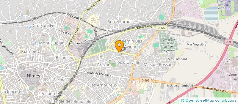 localisation de l'entreprise MONSIEUR KARIMDAD HAIDARI  NIMES