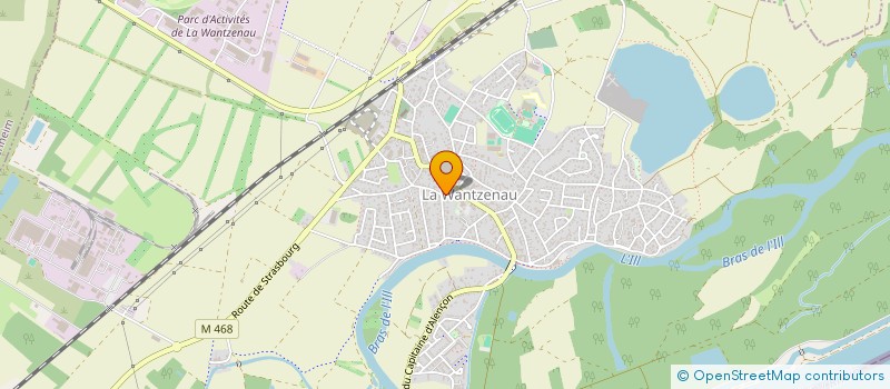 localisation de l'entreprise MONSIEUR KARIME EMBAREK  LA WANTZENAU