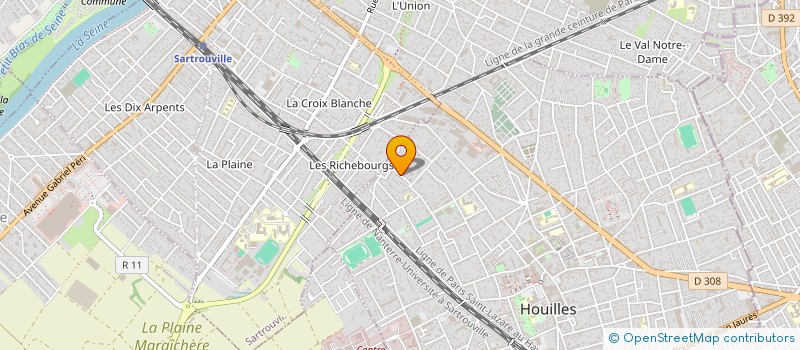 localisation de l'entreprise MONSIEUR KARIME TADJER à HOUILLES