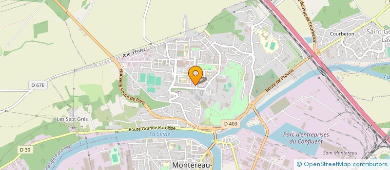 localisation de l'entreprise MONSIEUR KARIMI HAJJI BADREDIN  MONTEREAU-FAULT-YONNE