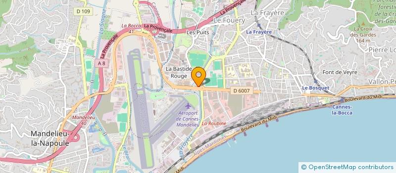 localisation de l'entreprise MONSIEUR KARIMONS KABIRI à CANNES