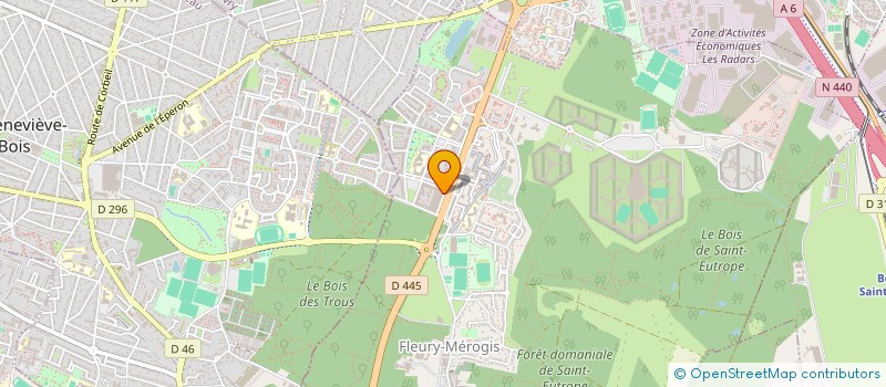 localisation de l'entreprise MONSIEUR KARIMOU TENKHI  FLEURY-MEROGIS