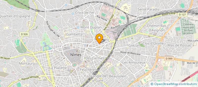 localisation de l'entreprise MONSIEUR KARIMULLAH MIYAKIL  NIMES