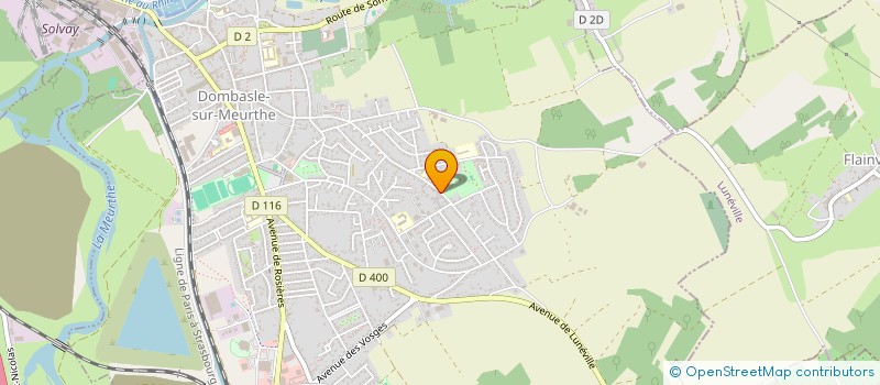 localisation de l'entreprise MONSIEUR KARINE CHEVASSU  DOMBASLE-SUR-MEURTHE