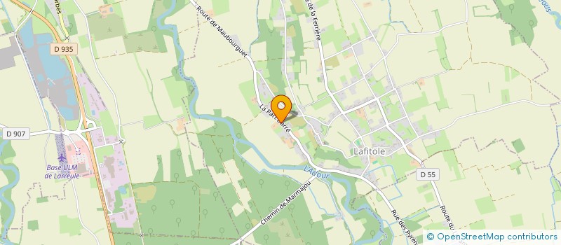 localisation de l'entreprise MONSIEUR KARINE HOARAU  LAFITOLE