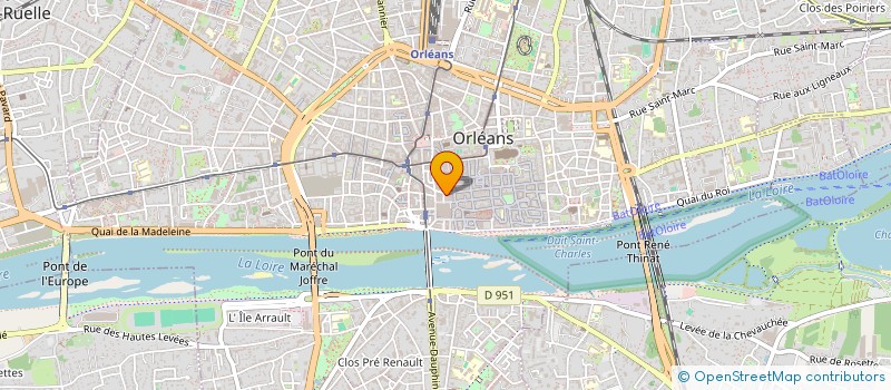 localisation de l'entreprise MONSIEUR KARL ANDRE RAVOR à ORLEANS