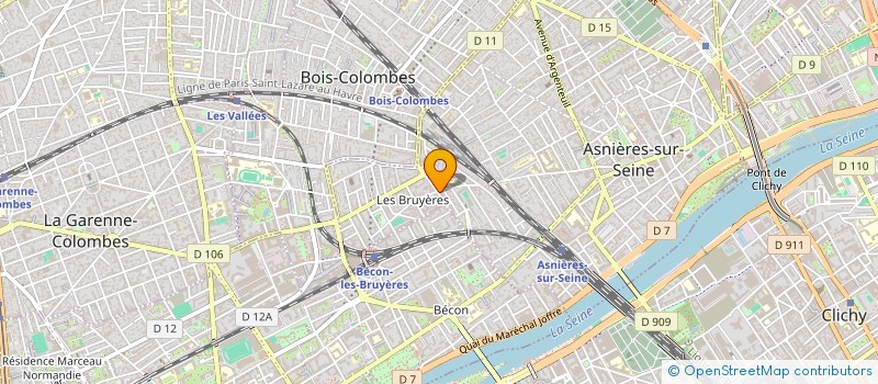 localisation de l'entreprise MONSIEUR KARL AZNAR à ASNIERES-SUR-SEINE