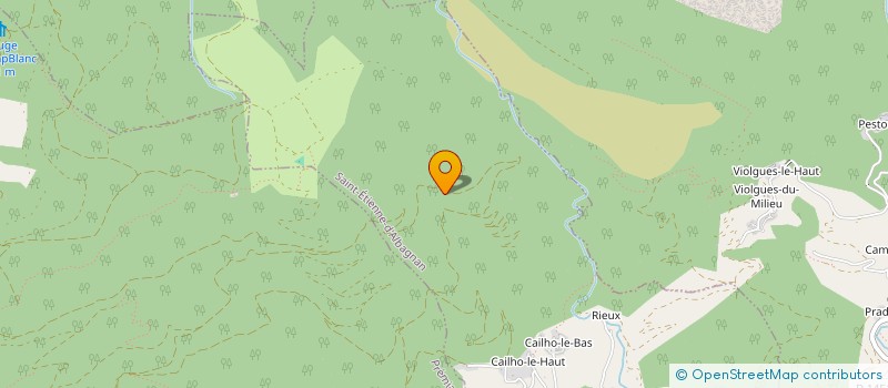 localisation de l'entreprise MONSIEUR KARL BAKER  SAINT-ETIENNE-D'ALBAGNAN