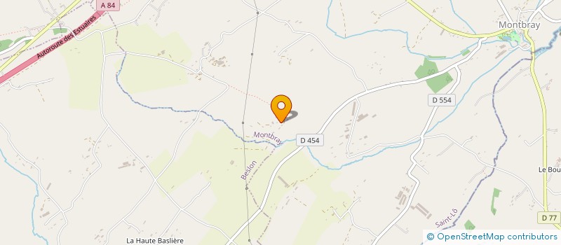 localisation de l'entreprise MONSIEUR KARL BAUDIN  MONTBRAY