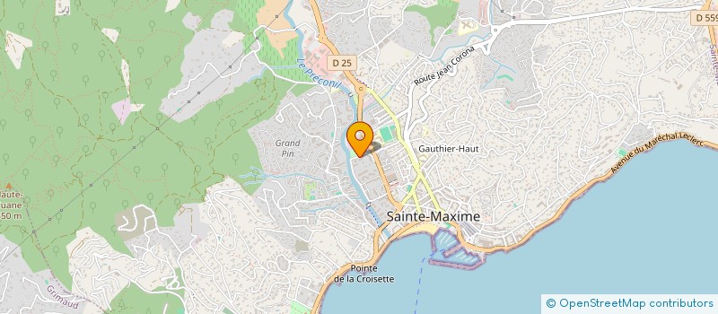 localisation de l'entreprise MONSIEUR KARL BEDNARIK à SAINTE-MAXIME