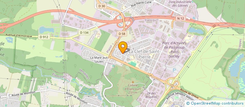 localisation de l'entreprise MONSIEUR KARL BLANCAHRD à ELANCOURT