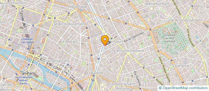 localisation de l'entreprise MONSIEUR KARL BONHOMME à PARIS