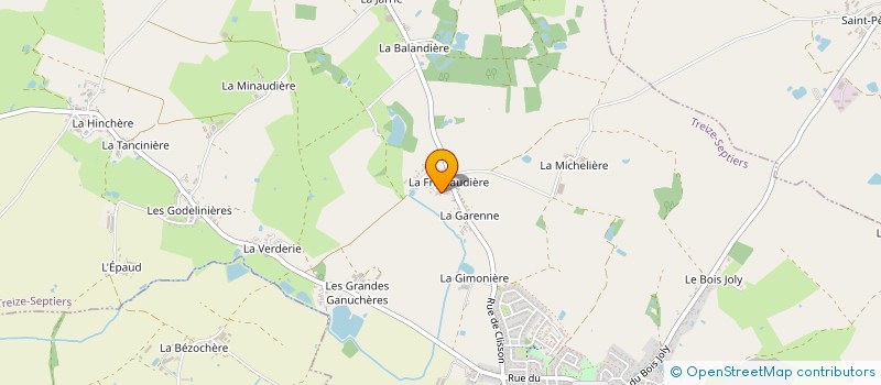 localisation de l'entreprise MONSIEUR KARL CHAILLOU  TREIZE-SEPTIERS