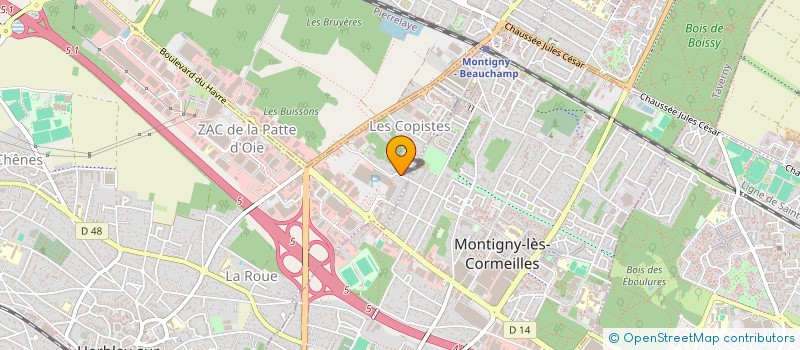 localisation de l'entreprise MONSIEUR KARL CHIRA  HERBLAY-SUR-SEINE