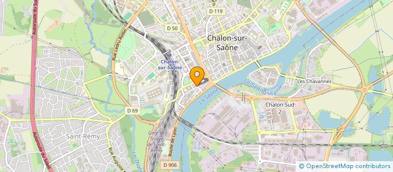 localisation de l'entreprise MONSIEUR KARL CIALONE à CHALON-SUR-SAONE
