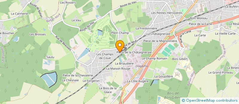 localisation de l'entreprise MONSIEUR KARL COTTERAY  BALLAN-MIRE