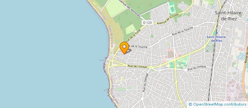 localisation de l'entreprise MONSIEUR KARL DAUPTAIN  SAINT-HILAIRE-DE-RIEZ