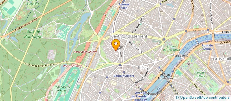 localisation de l'entreprise MONSIEUR KARL DE BORBON  PARIS