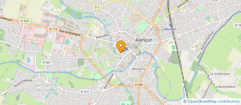 localisation de l'entreprise MONSIEUR KARL DELOZIER à ALENCON