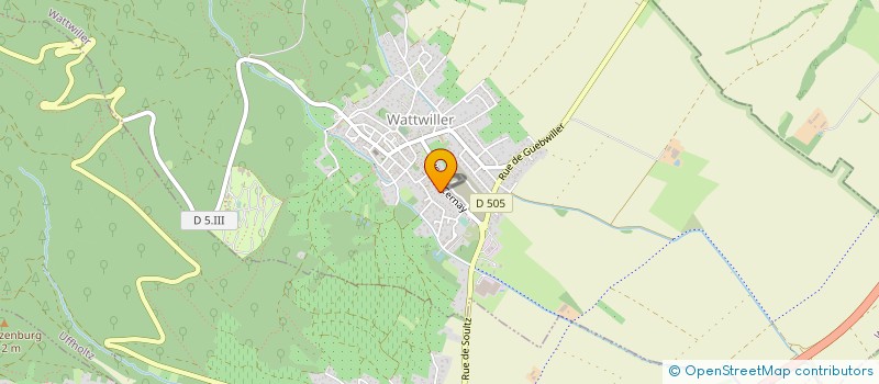 localisation de l'entreprise MONSIEUR KARL DESCHAMPS  WATTWILLER