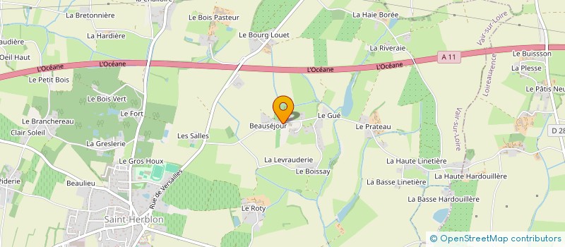 localisation de l'entreprise MONSIEUR KARL DOYEN  VAIR-SUR-LOIRE