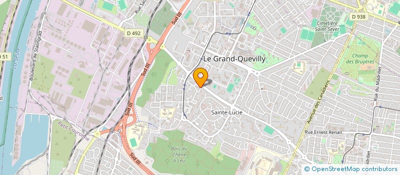 localisation de l'entreprise MONSIEUR KARL DUPONCHEL  LE GRAND-QUEVILLY