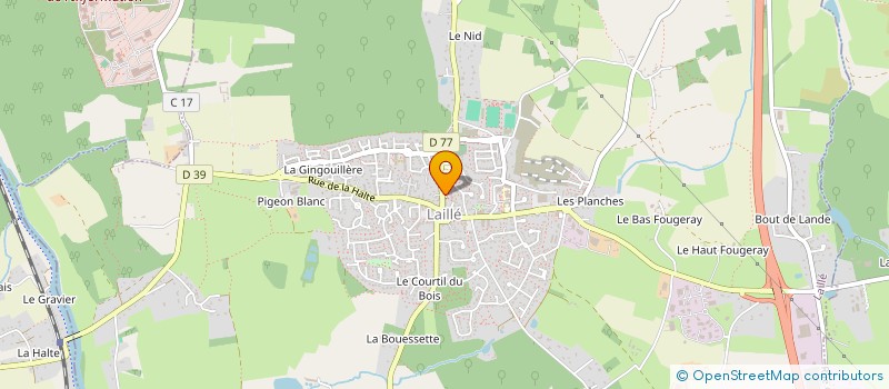 localisation de l'entreprise MONSIEUR KARL FOUCAULT  LAILLE