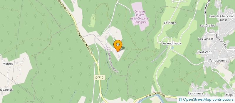 localisation de l'entreprise MONSIEUR KARL GAPENNE  LA CHAPELLE-GONAGUET