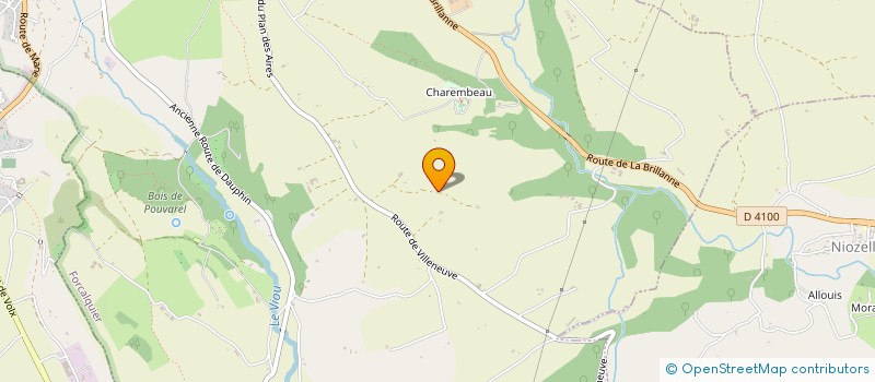 localisation de l'entreprise MONSIEUR KARL GOBYN  FORCALQUIER