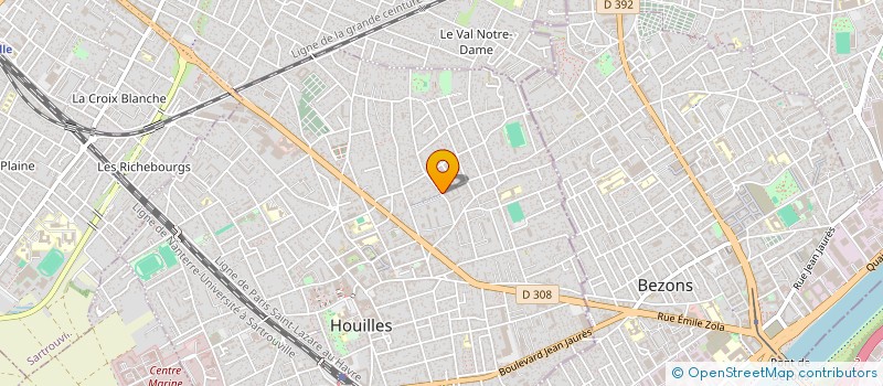 localisation de l'entreprise MONSIEUR KARL GUIHARD à HOUILLES