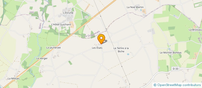localisation de l'entreprise MONSIEUR KARL GUILLON à BLAIN
