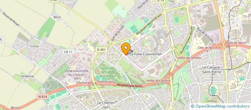 localisation de l'entreprise MONSIEUR KARL HEULIN à CAEN