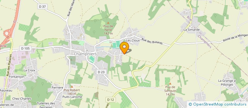 localisation de l'entreprise MONSIEUR KARL HOOGSTOEL  CHAMPNIERS