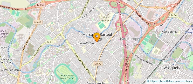 localisation de l'entreprise MONSIEUR KARL HOQUANTE à MARCQ-EN-BARŒUL