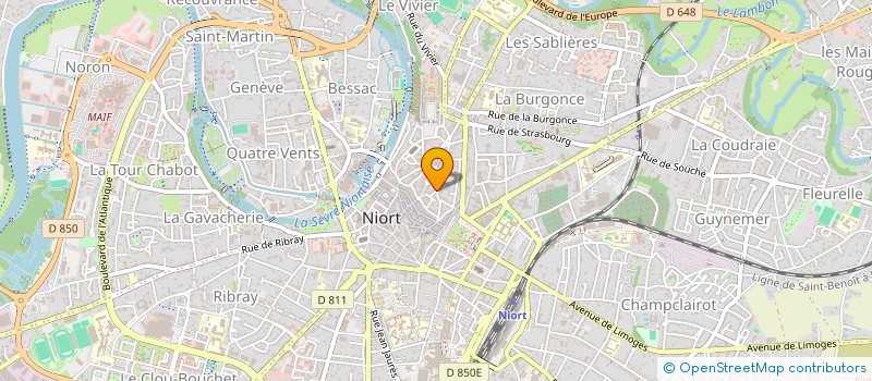 localisation de l'entreprise MONSIEUR KARL JOURDAIN à NIORT