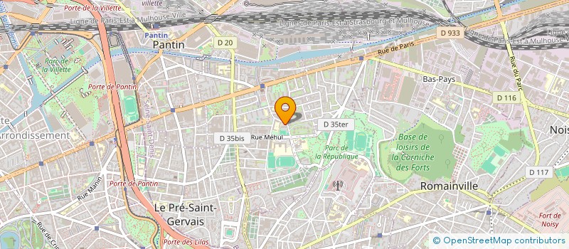 localisation de l'entreprise MONSIEUR KARL KANDOT à PANTIN