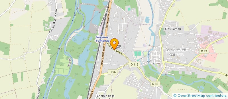 localisation de l'entreprise MONSIEUR KARL KLATT à FONTENAY-SUR-LOING