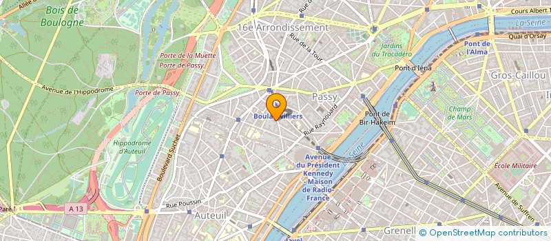 localisation de l'entreprise MONSIEUR KARL LANDRAGIN à PARIS