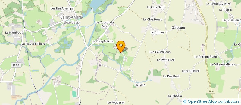 localisation de l'entreprise MONSIEUR KARL LE BIHAN  EVRAN