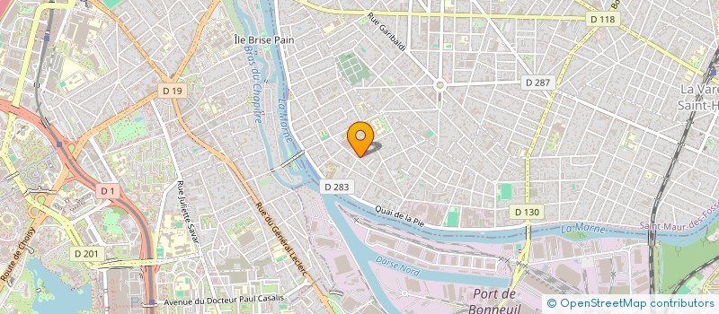 localisation de l'entreprise MONSIEUR KARL LECAT à SAINT-MAUR-DES-FOSSES