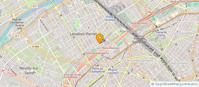 localisation de l'entreprise MONSIEUR KARL-LYS DA SILVA à LEVALLOIS-PERRET