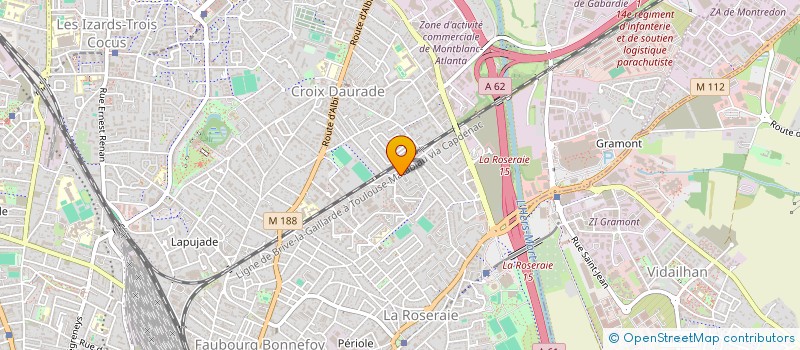 localisation de l'entreprise MONSIEUR KARL MACCHIA  TOULOUSE