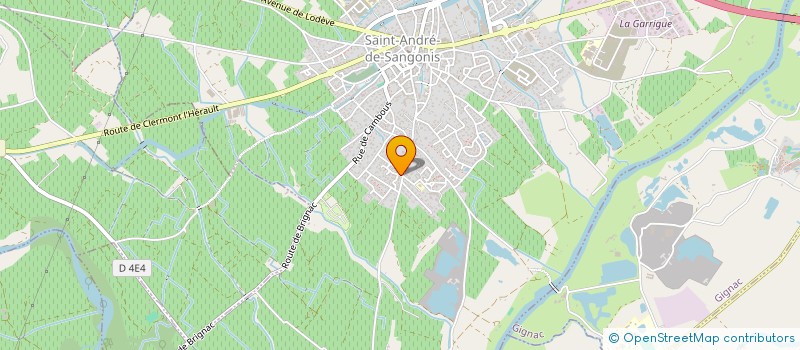 localisation de l'entreprise MONSIEUR KARL MARTIN  SAINT-ANDRE-DE-SANGONIS