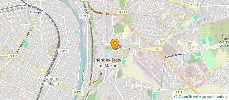 localisation de l'entreprise MONSIEUR KARL MENSAH-DZRAKU  CHENNEVIERES-SUR-MARNE